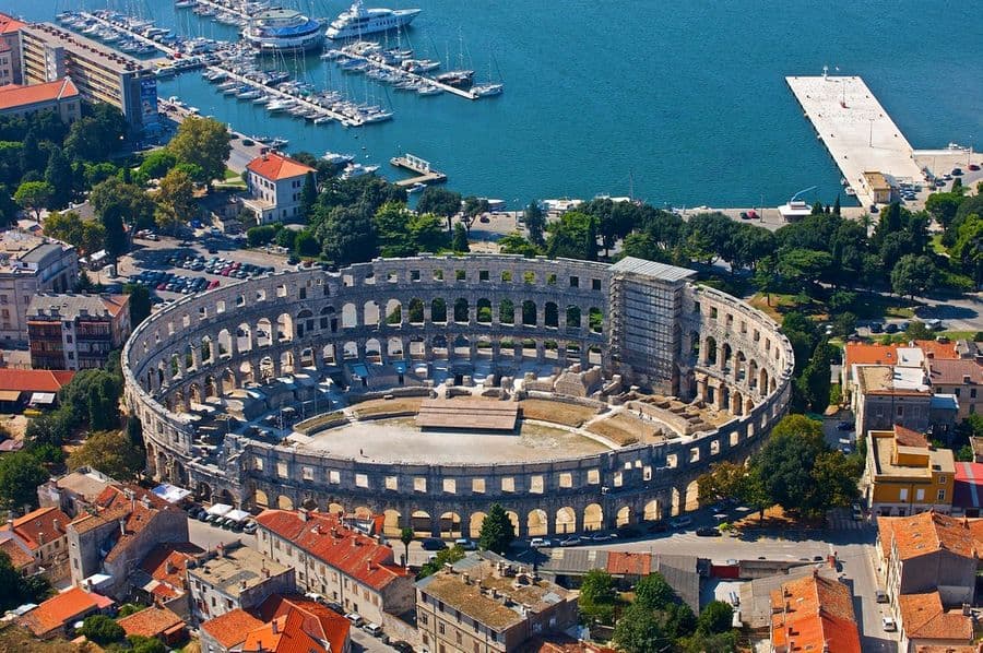 Pula Roman Amphitheatre to Opatija
