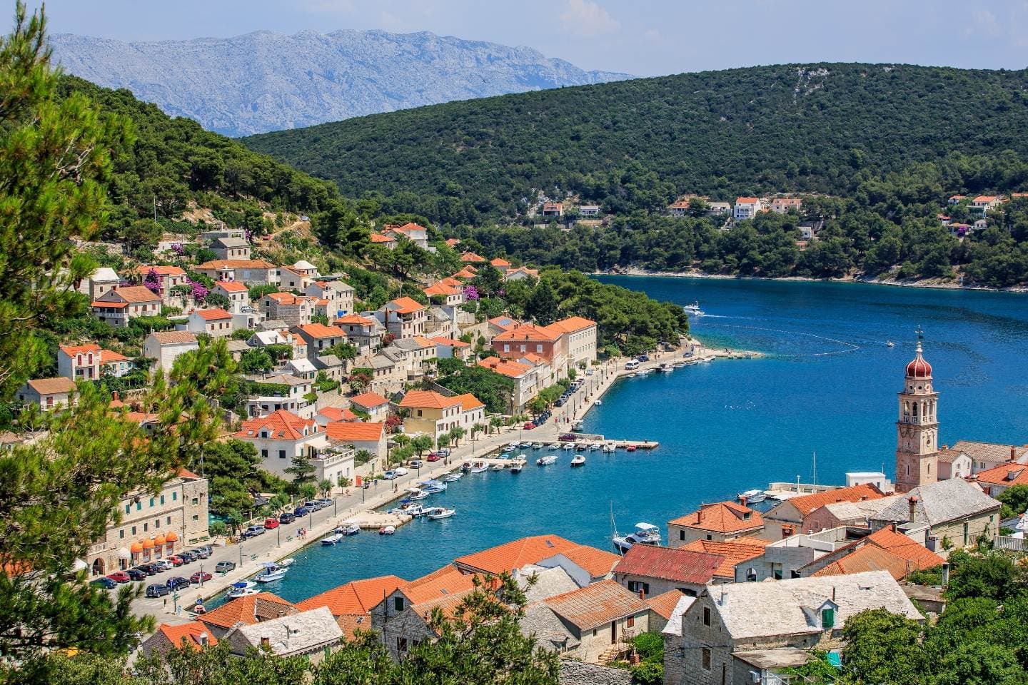 Take the ferry to the island of Hvar